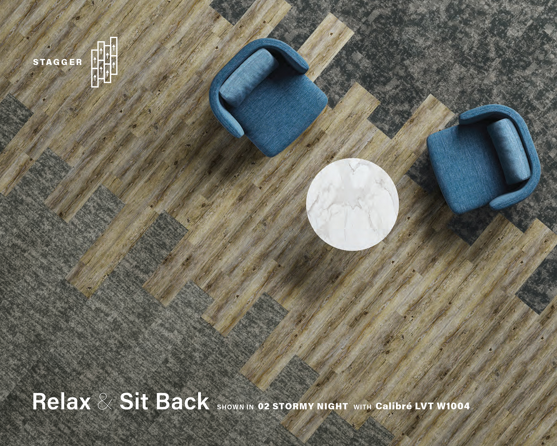Atlas Masland Hideaway Sit Back and Relax Plank Carpet Tile
